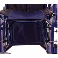 Wheelchair bag for under the wheelchair seat